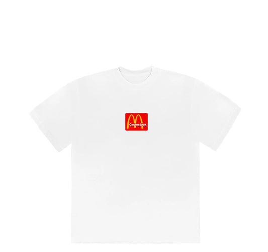 Travis Scott X McDonald’s Sesame Tee Red on White