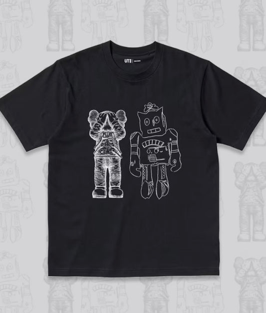 Kaws X Warhol Robot Tee